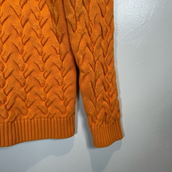 Land's End Drifter Sweater Yellow Size Medium 10-12 - Picture 4 of 11